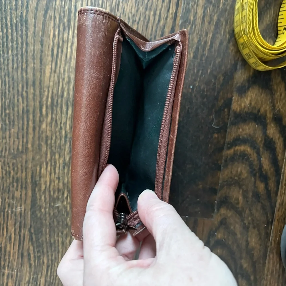 Cavalieri Brown Leather Wallet